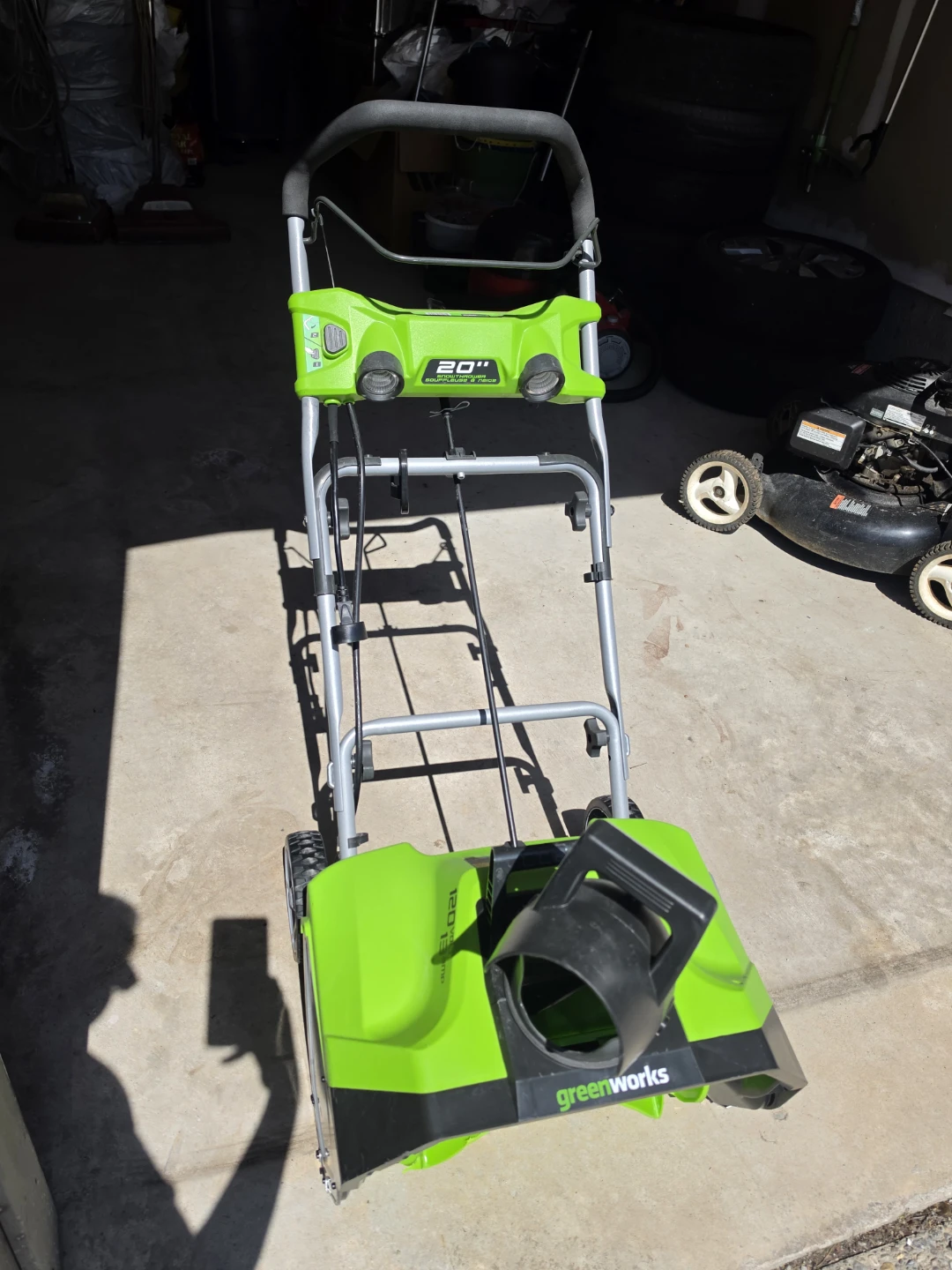 Greenworks 20" Electric Snow Thrower - photo 4
