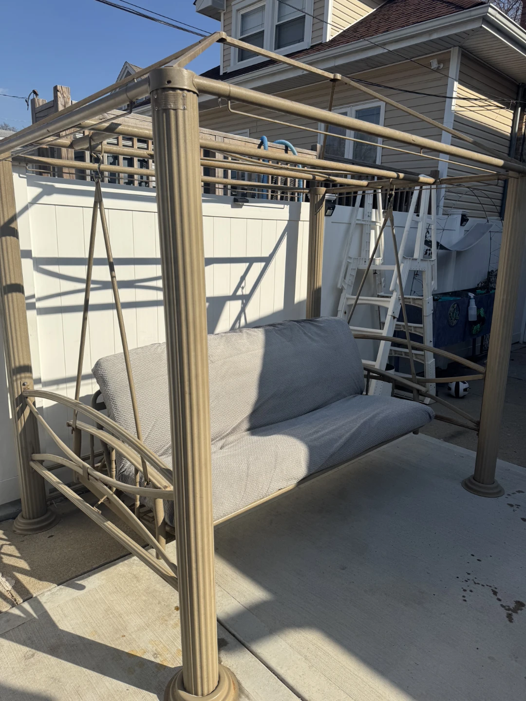 Outdoor Swing with Canopy - photo 3
