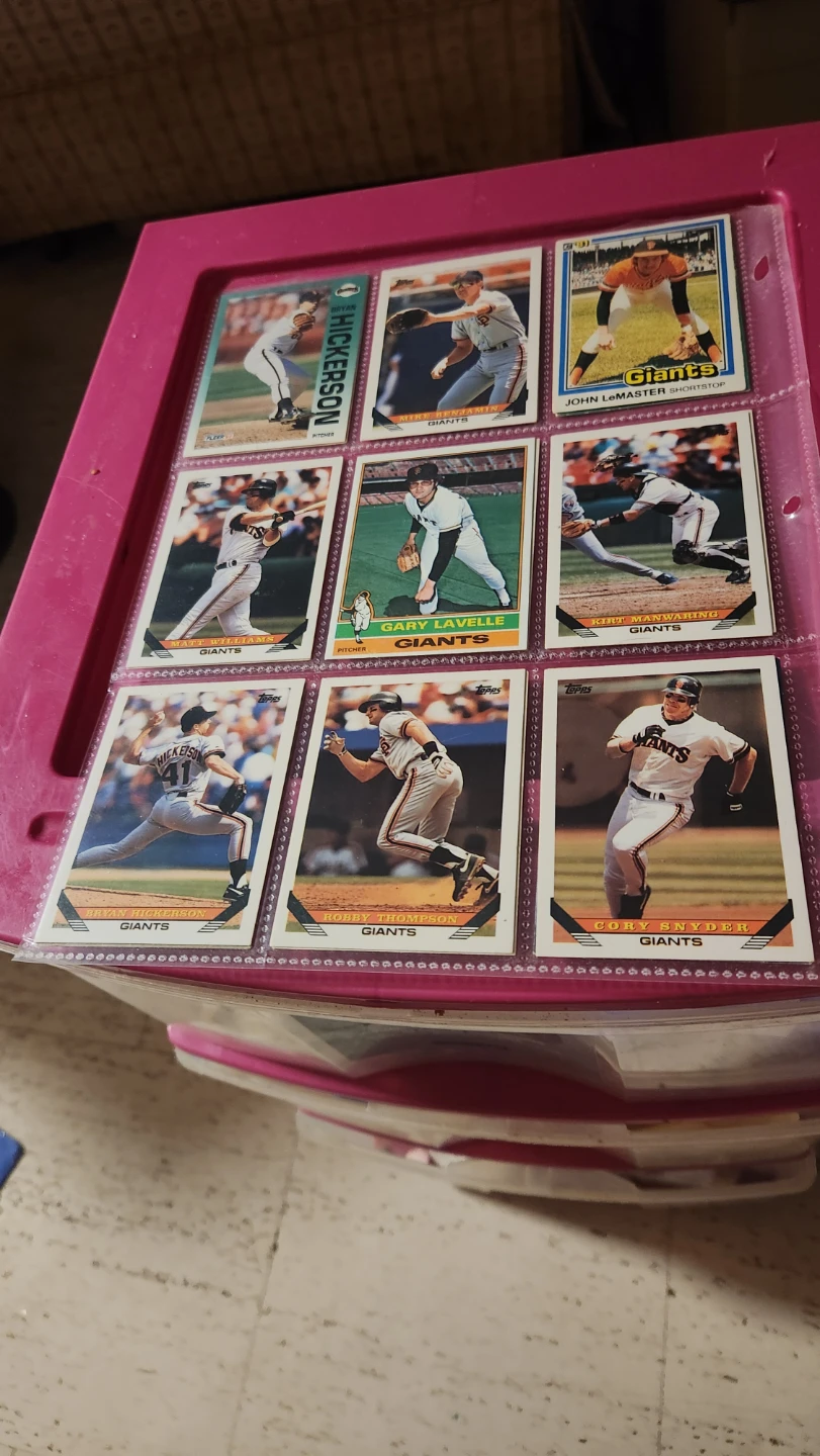 17 San Francisco Giants baseball cards & 1Chicago White Sox. - photo 2