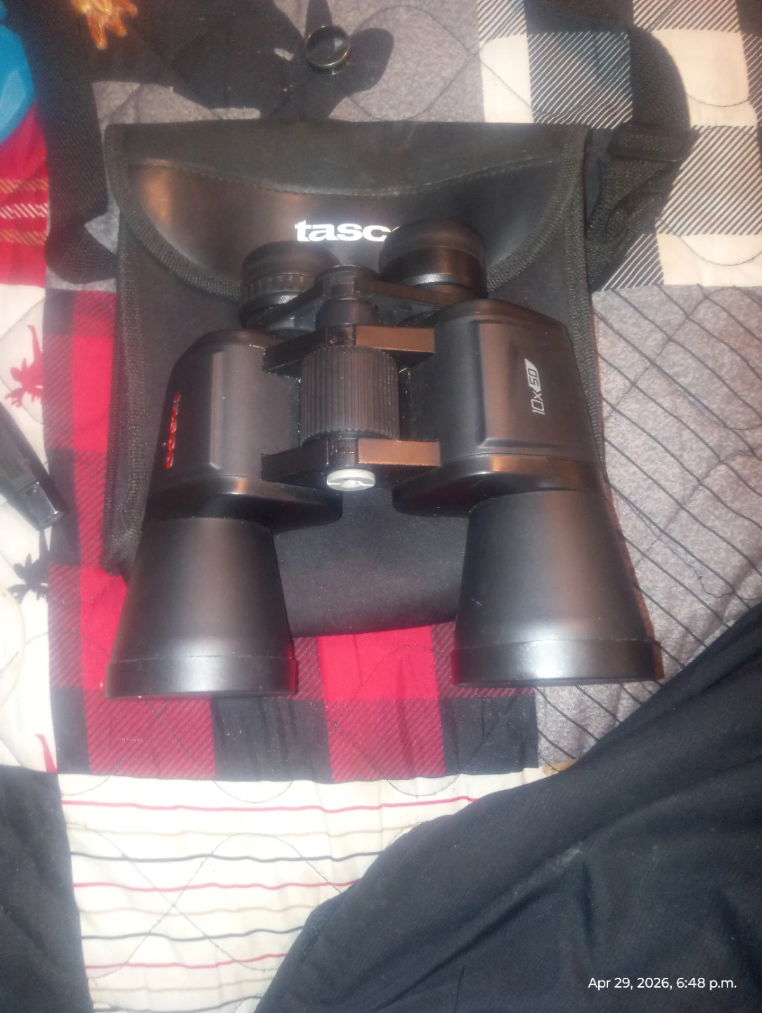 Tasco 10x50 Binoculars with Case