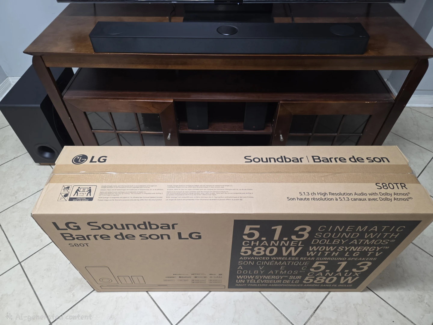 LG S80TR Soundbar with Dolby Atmos