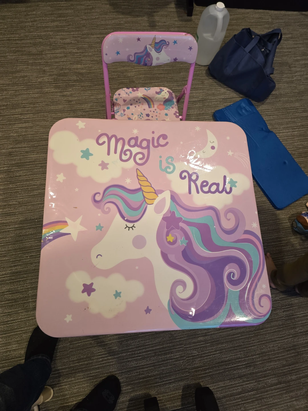Kids Unicorn Table and Chair Set - photo 2