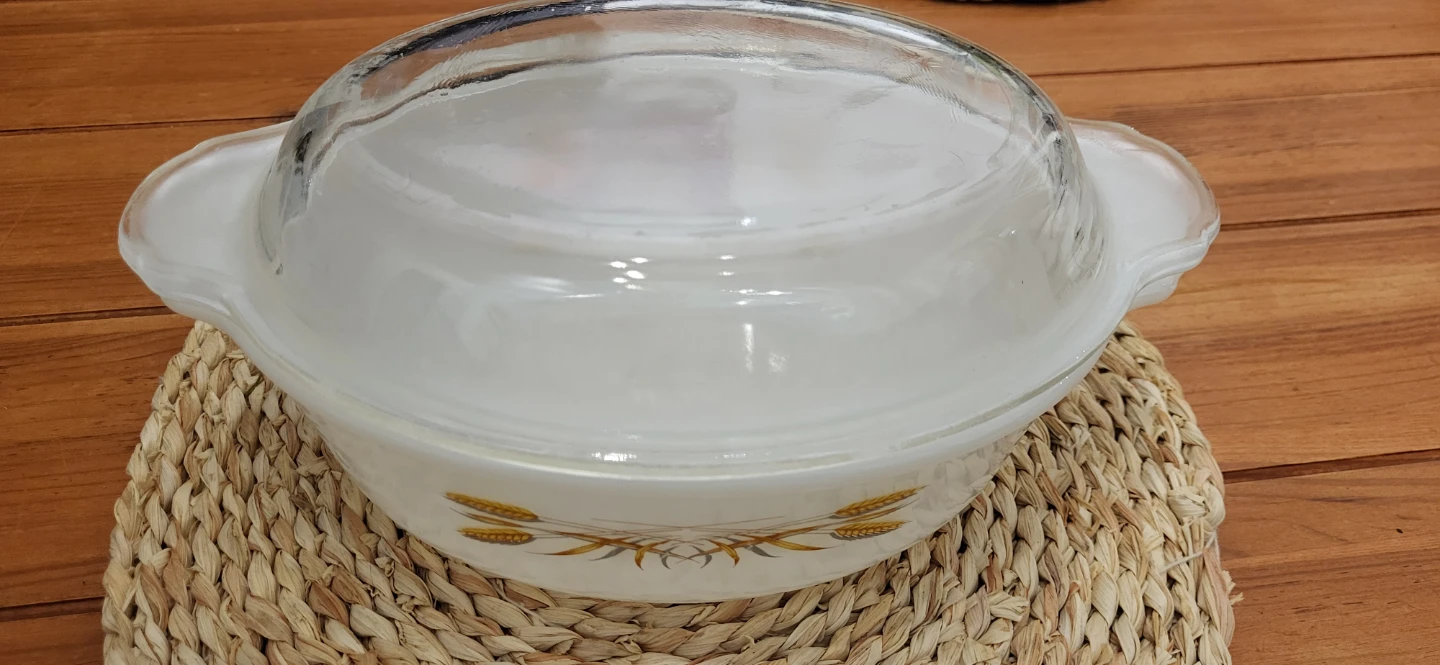Fire-King Milk Glass Caserole Dish - photo 5