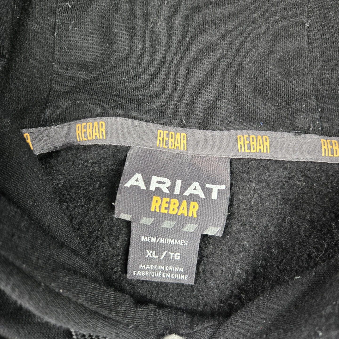 Mens ariat rebar XL black hoodie - photo 2