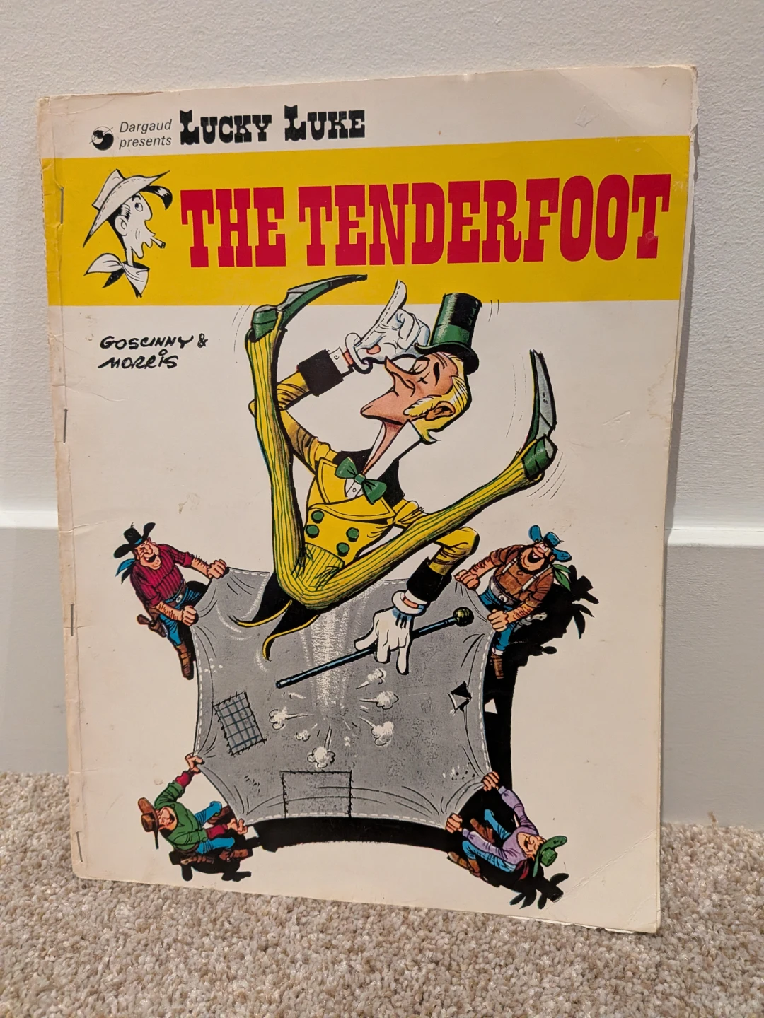 VINTAGE LUCKY LUKE THE TENDERFOOT