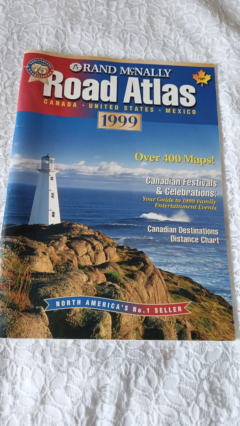 Large vintage road atlas for $10.00