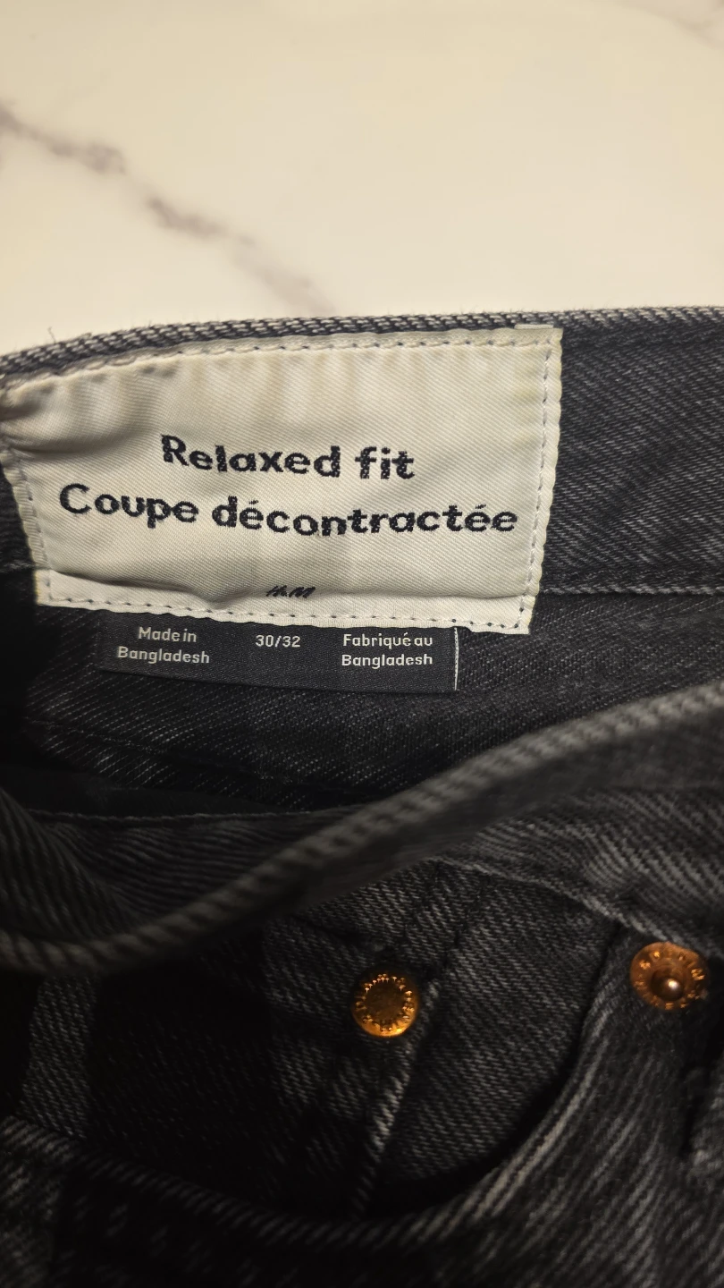 Used H&M Relaxed Fit Jeans - Grey - Size 30/32 - photo 2