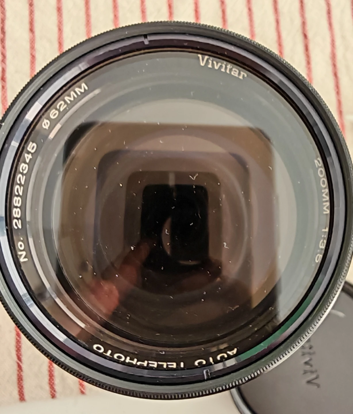 Vivitar Auto Telephoto 200mm 1:3.5 Lens with Filter (O-OM Mount)