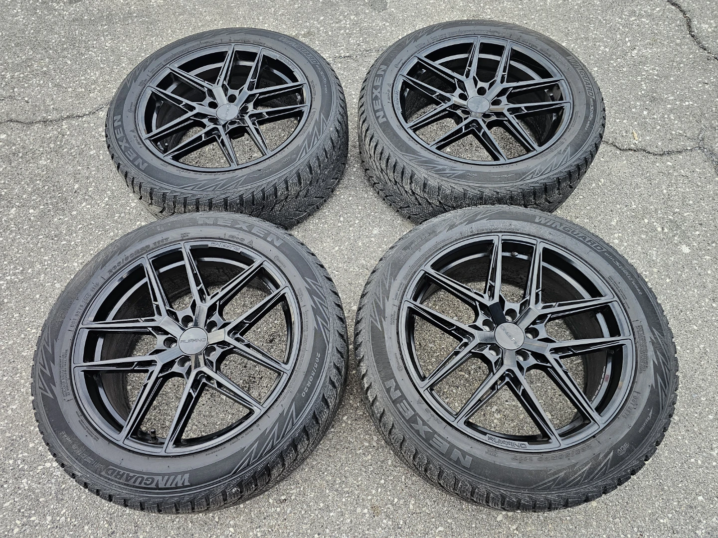 MERCEDES BENZ GLE WINTER TIRES ON ALLOY RIMS 265/50 R20 - photo 2