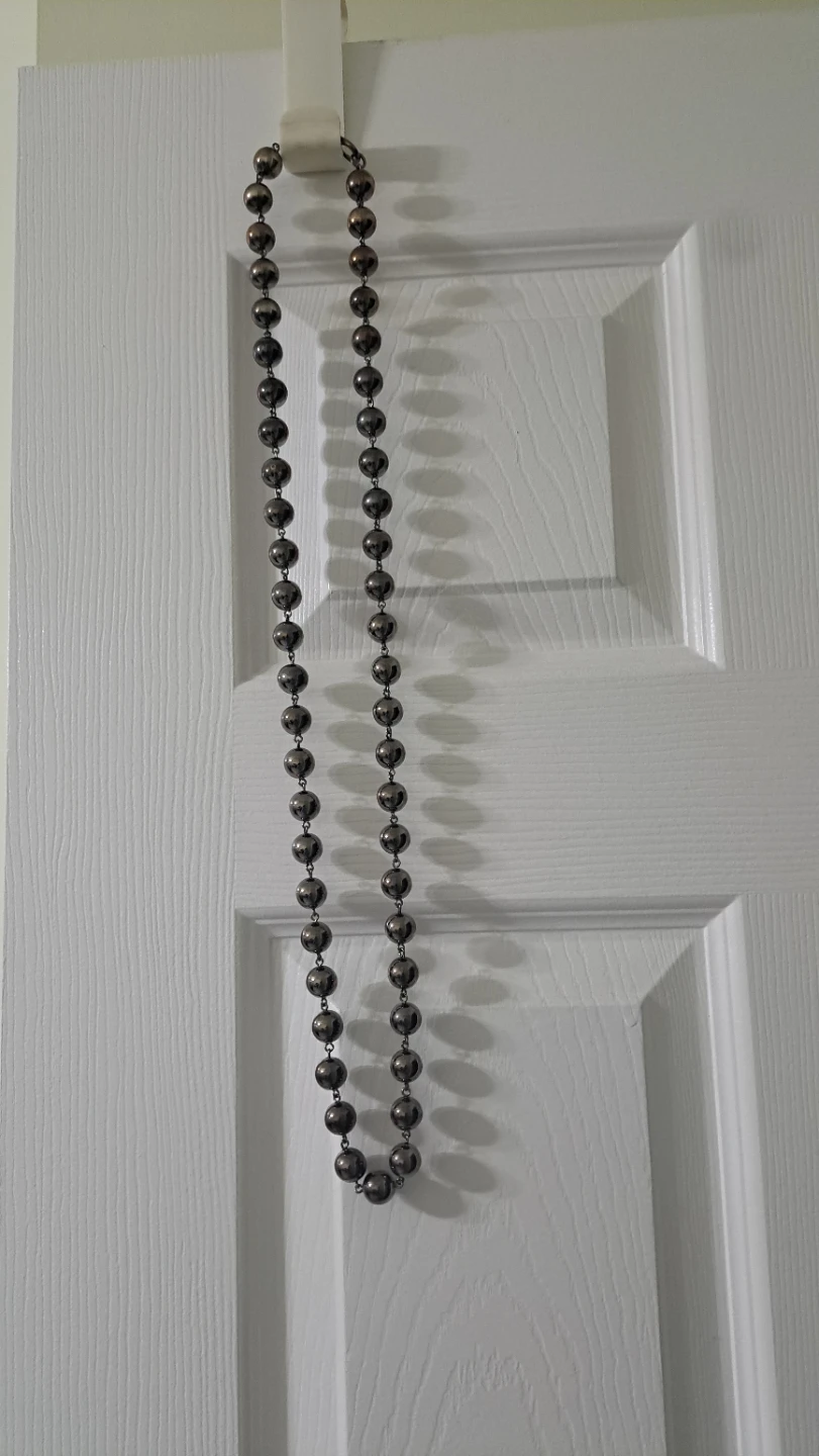 Gunmetal Ball Necklace