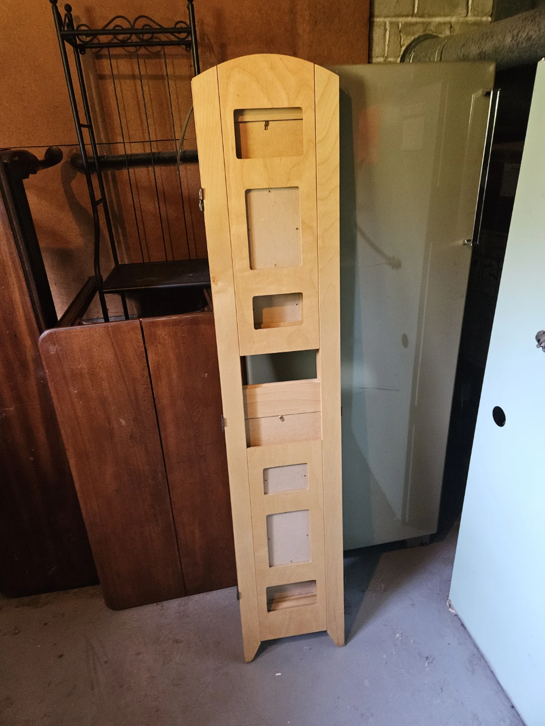 Wooden Freestanding Photo Display Shelf - photo 2