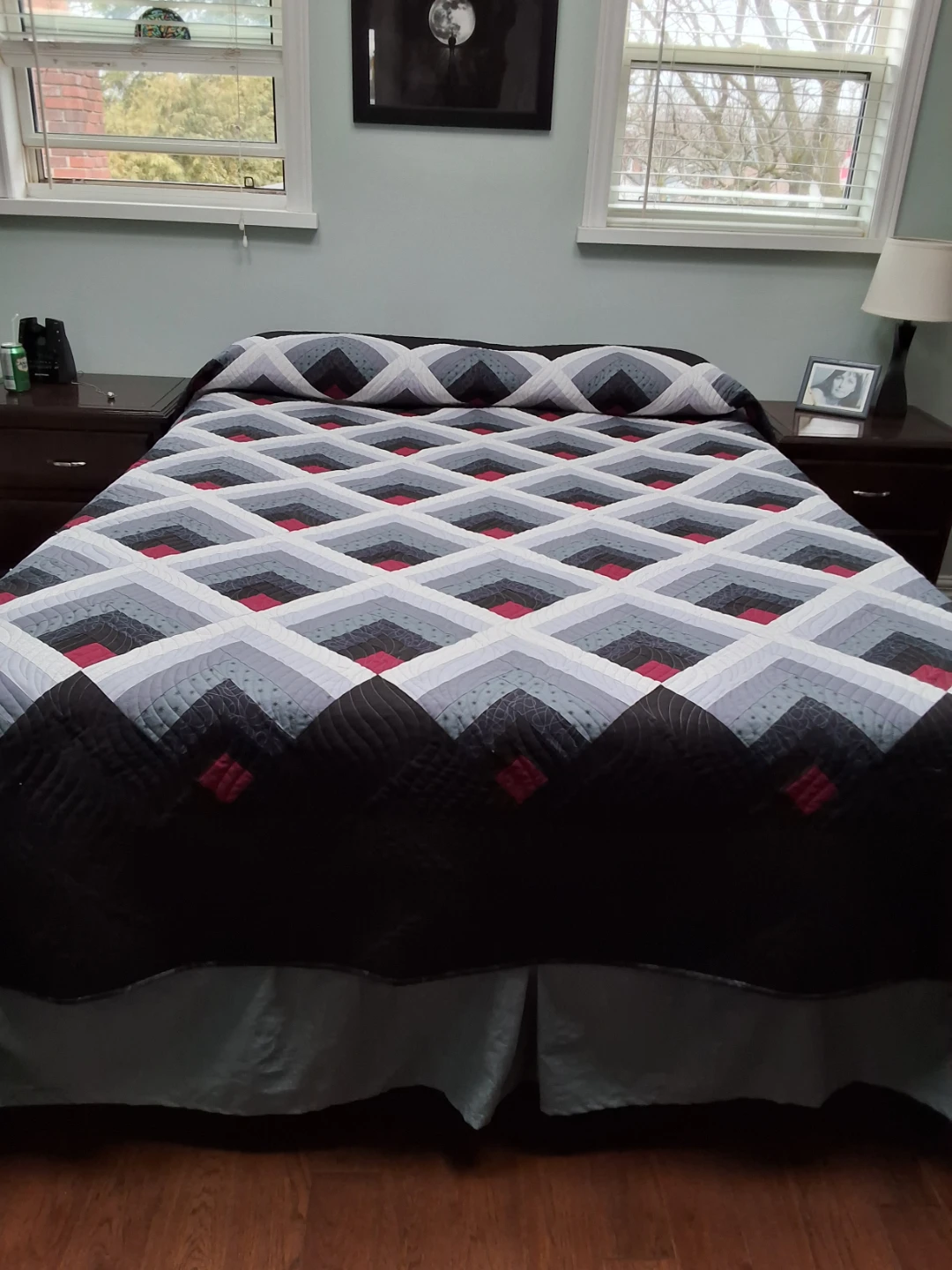Queen sized quilt .