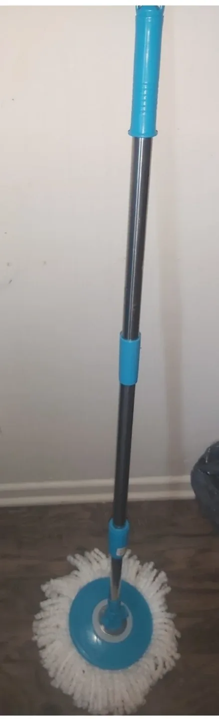 Spin Mop with Blue Handle