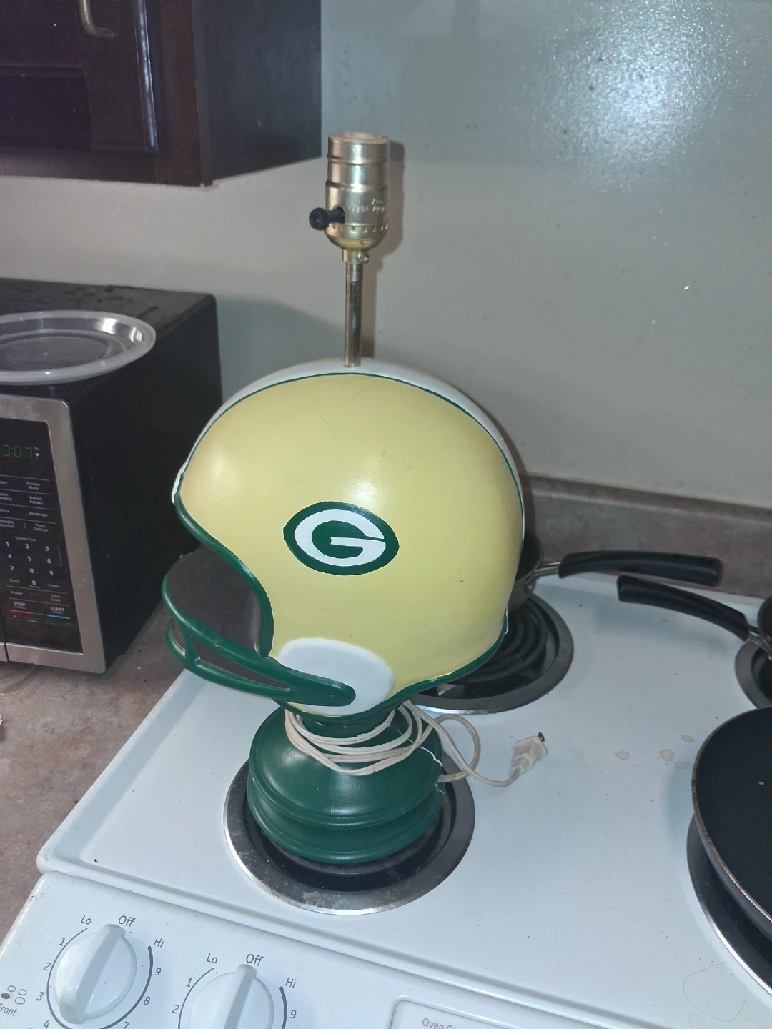 Green Bay Packers Helmet Lamp - photo 2