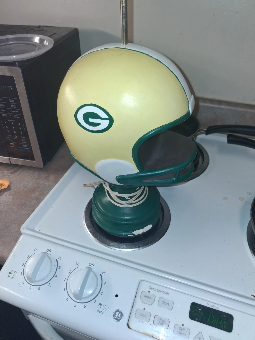 Green Bay Packers Helmet Lamp - photo 3