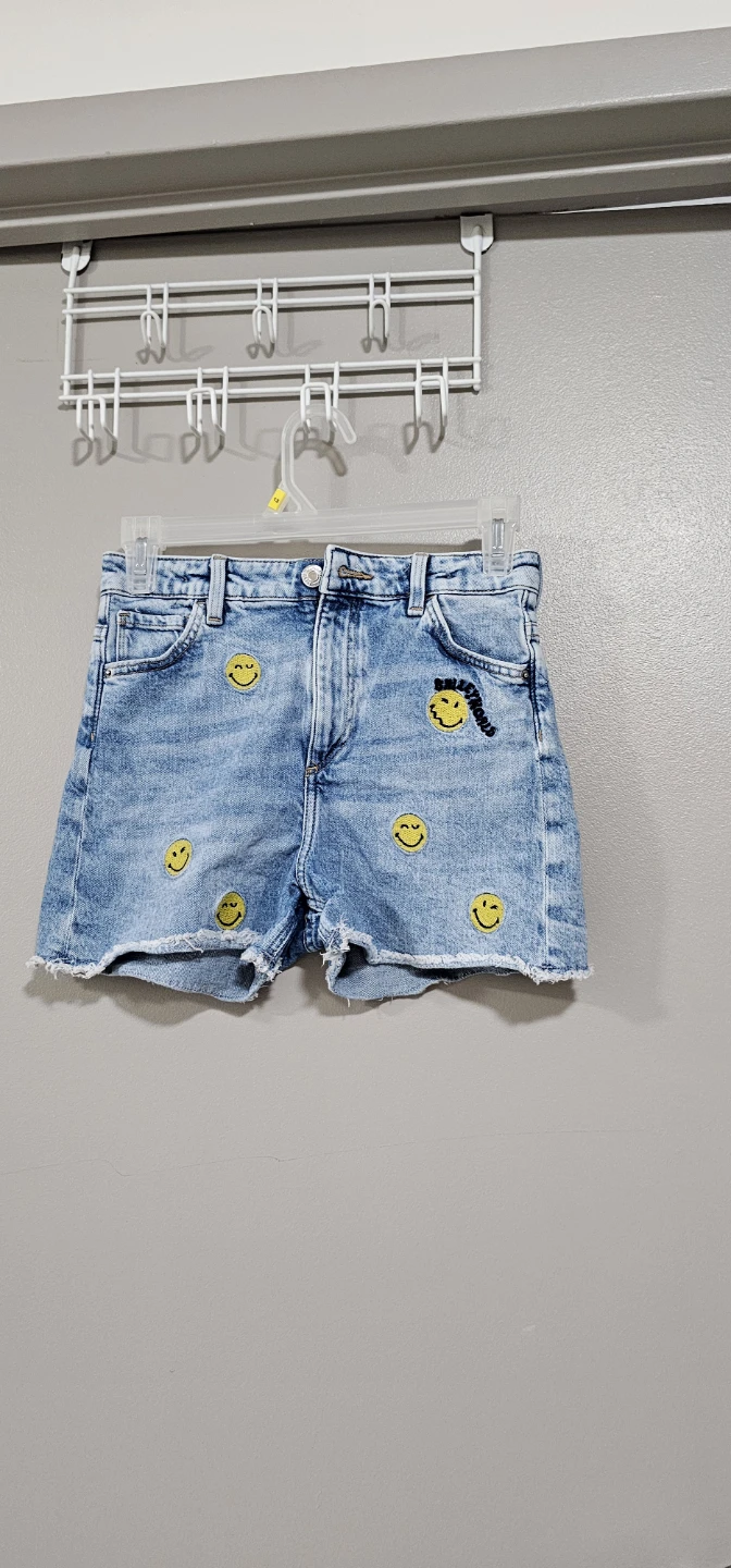 H&M Smiley World Denim Shorts