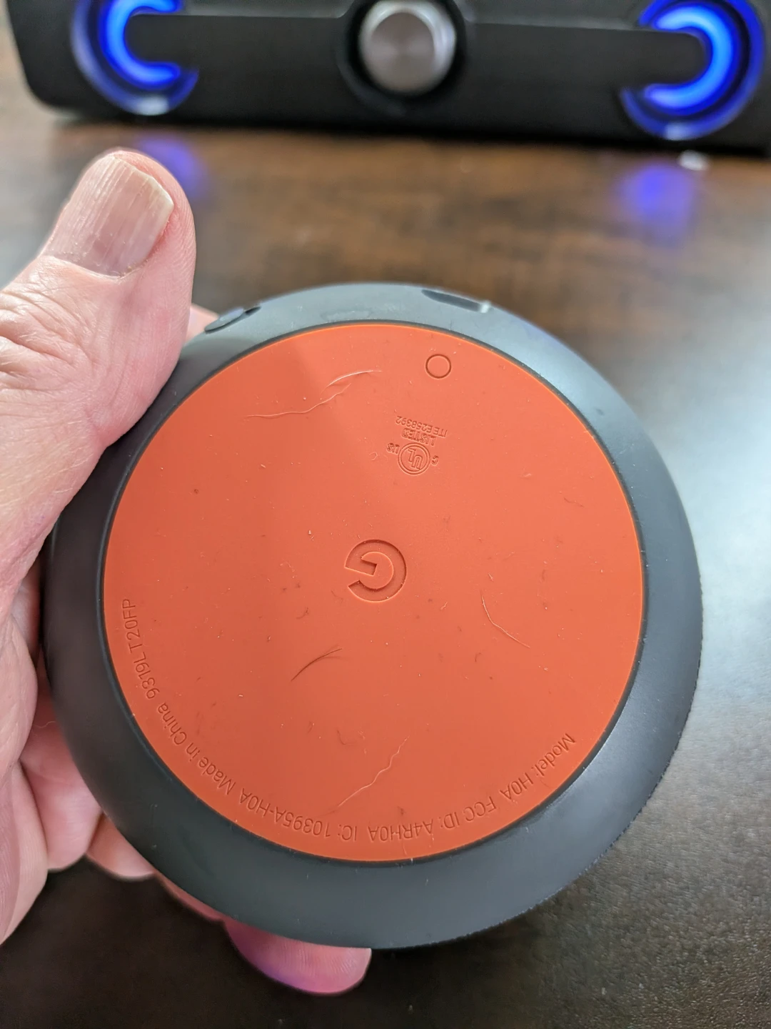 Google Nest Mini (1st Gen) Charcoal Smart Speaker - photo 3