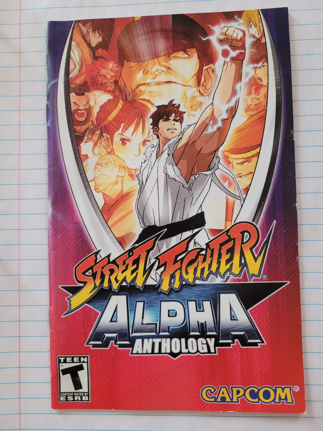 Street Fighter Alpha Anthology game Book