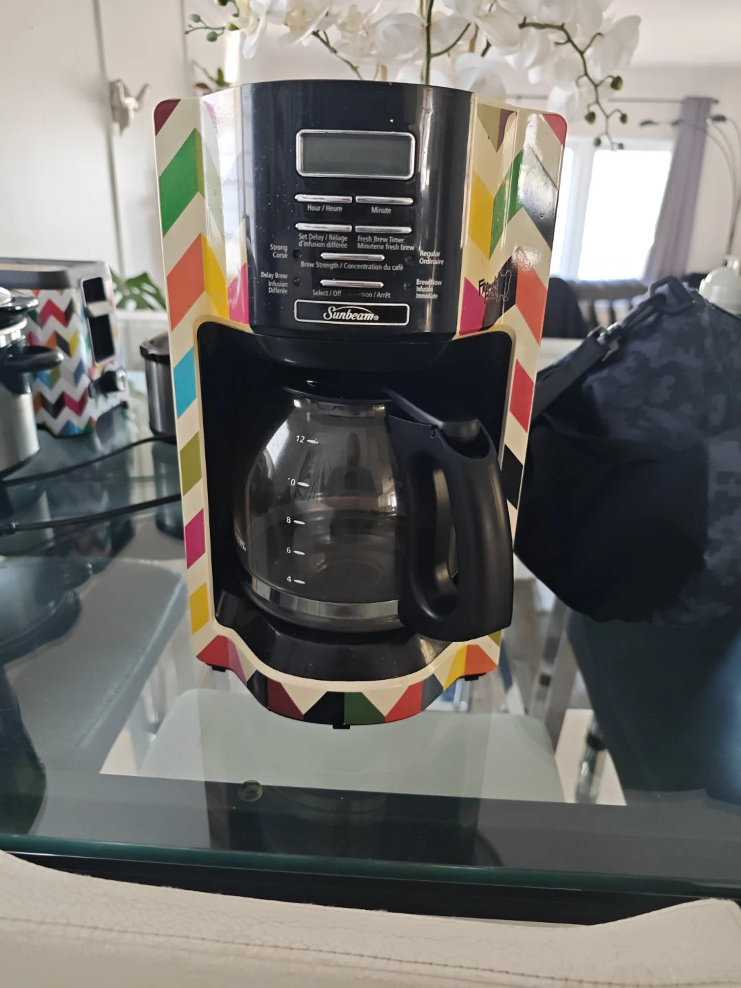 Sunbeam Coffee Maker - Black with Geometric Pattern - photo 2