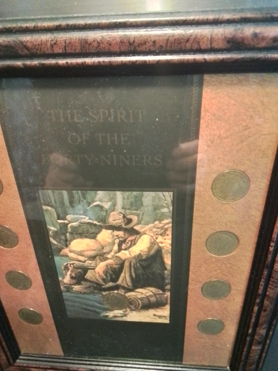 Framed "The Spirit of the Forty-Niners" Coin Display - photo 2