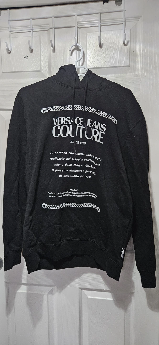 Versace Jeans Couture Black Hoodie