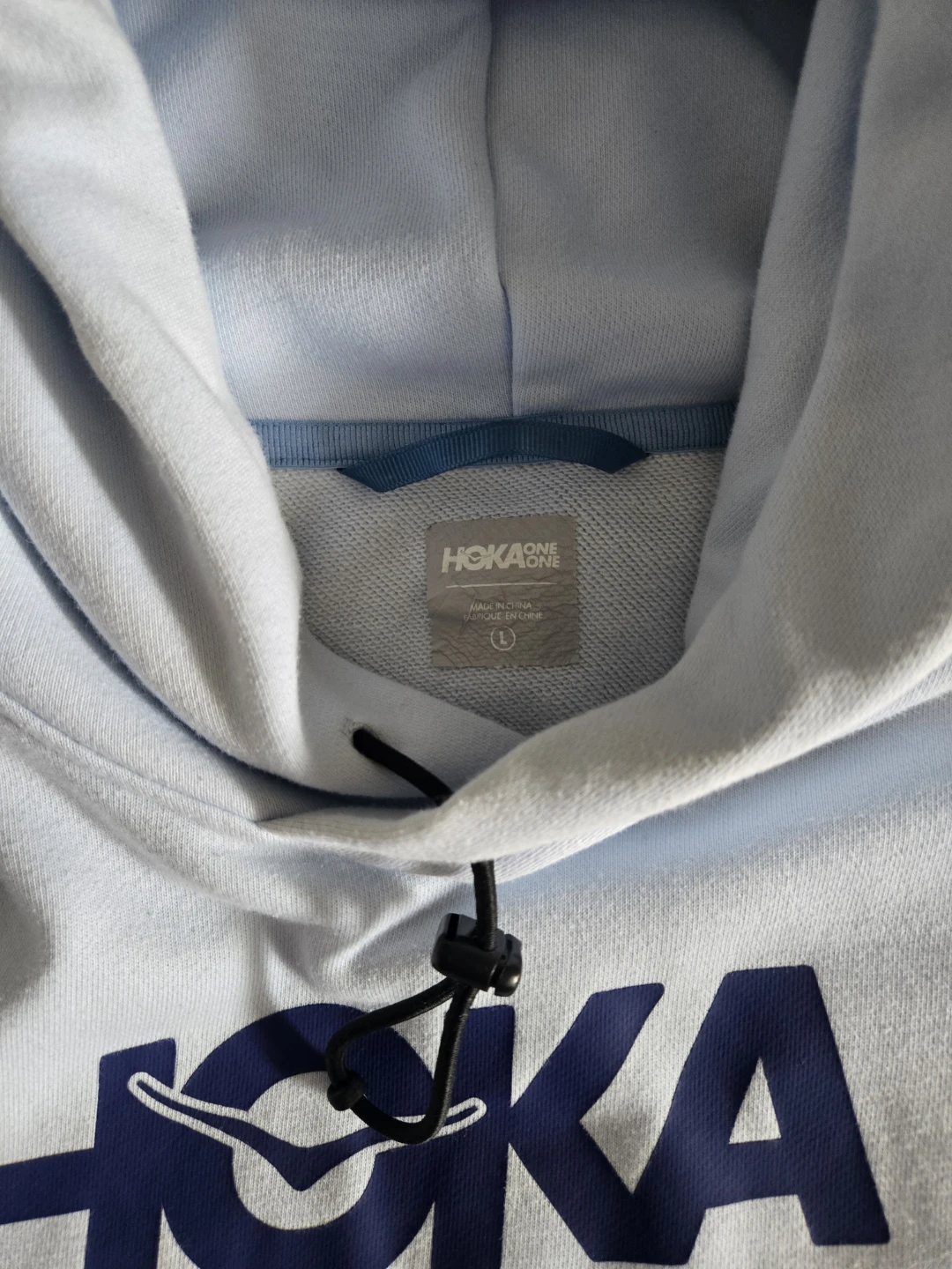 Hoka One One Light Blue Hoodie - photo 3