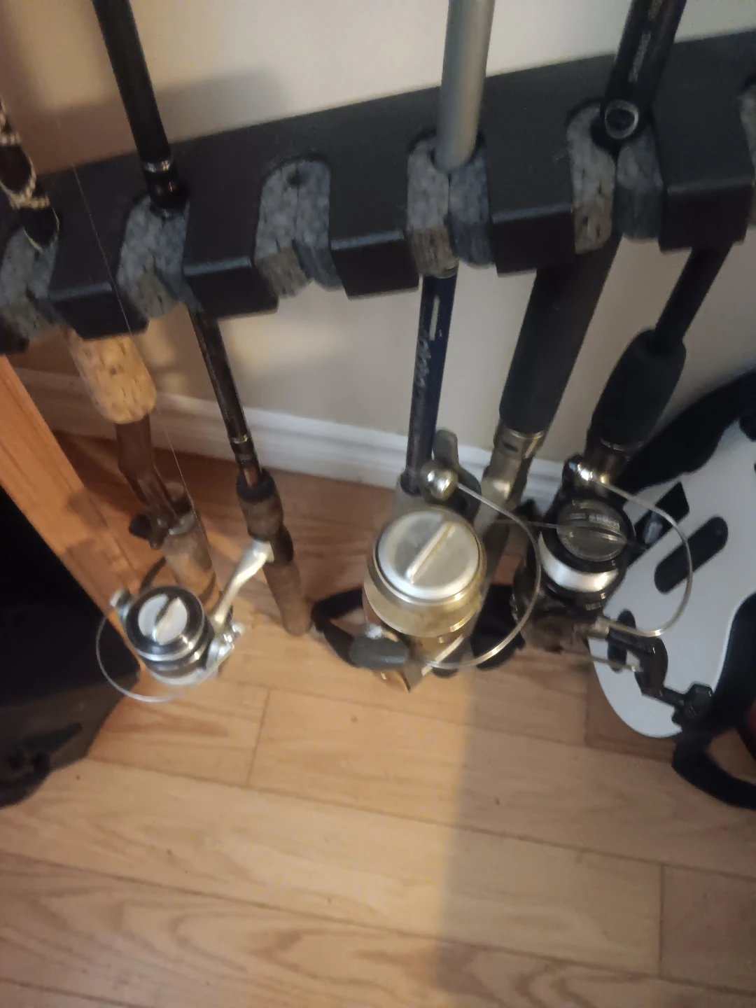 Fishing Rod Holder with Reels
