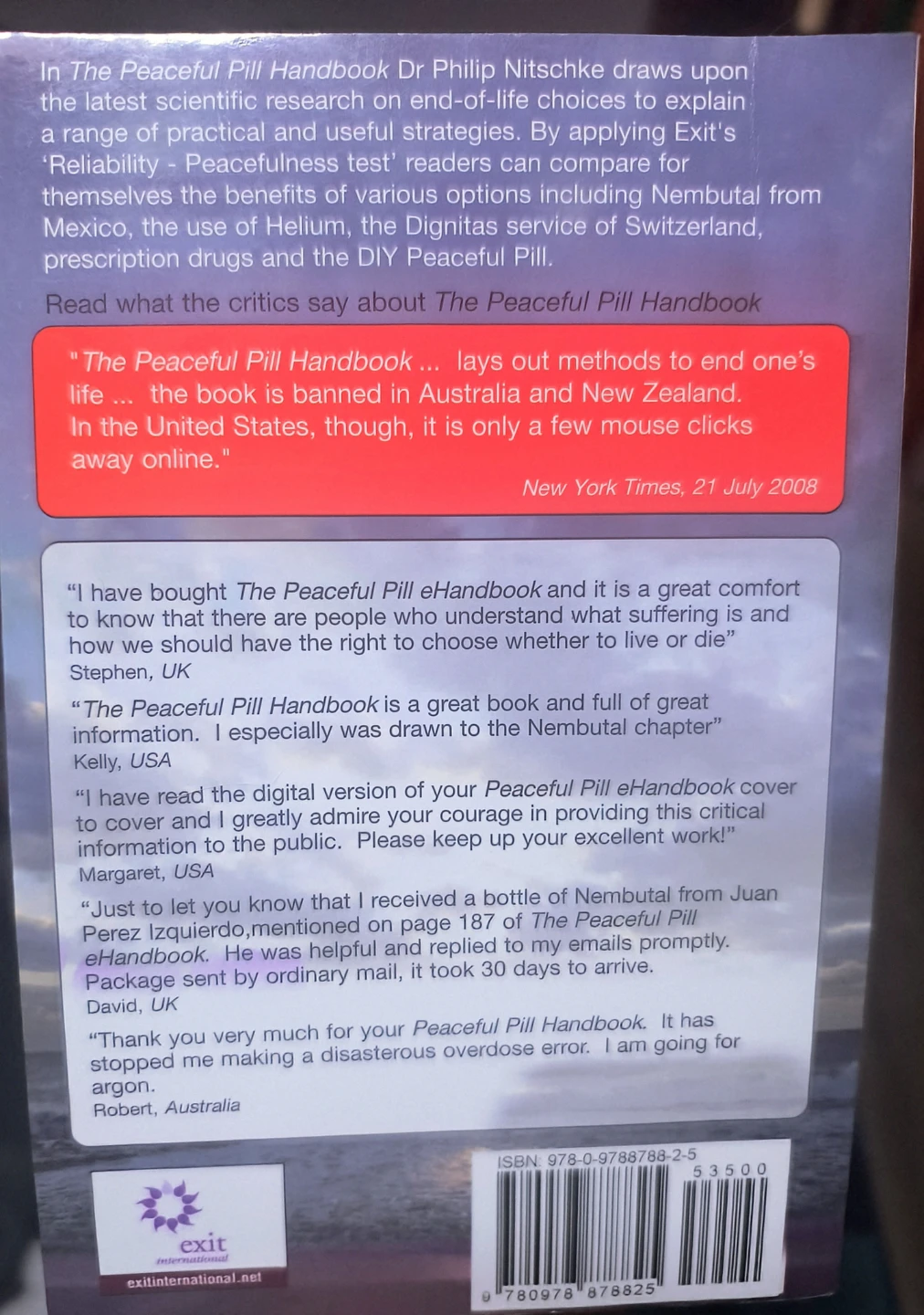 The Peaceful Pill Handbook by Dr. Philip Nitschke - photo 3