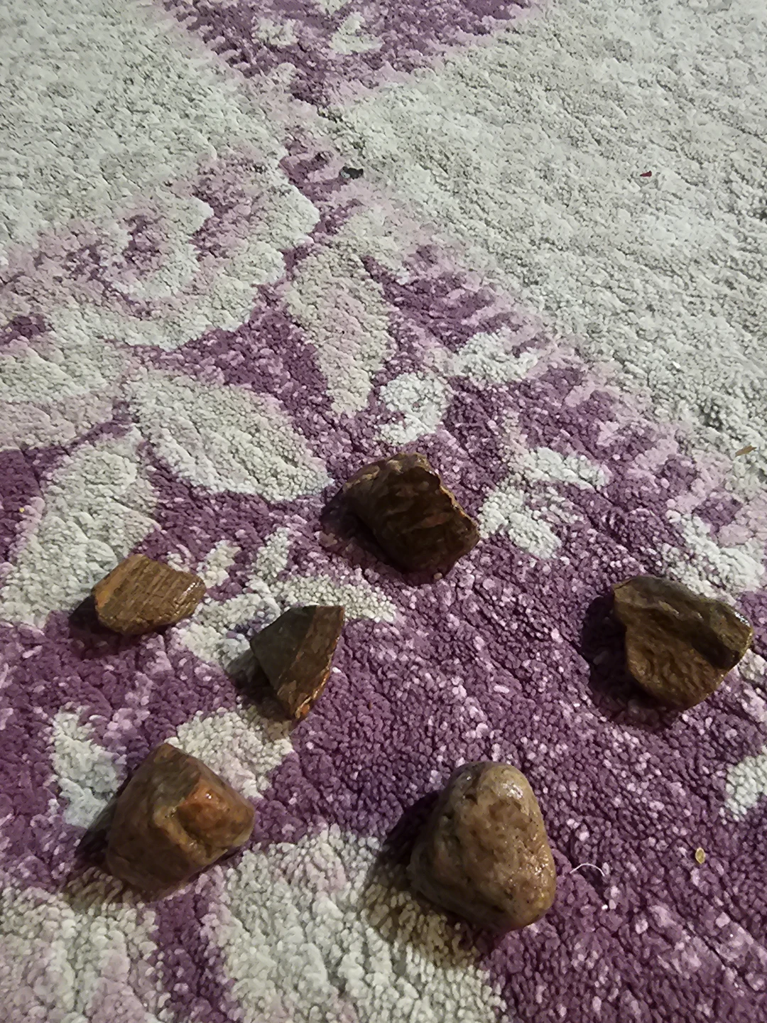 6 Natural unique rockes