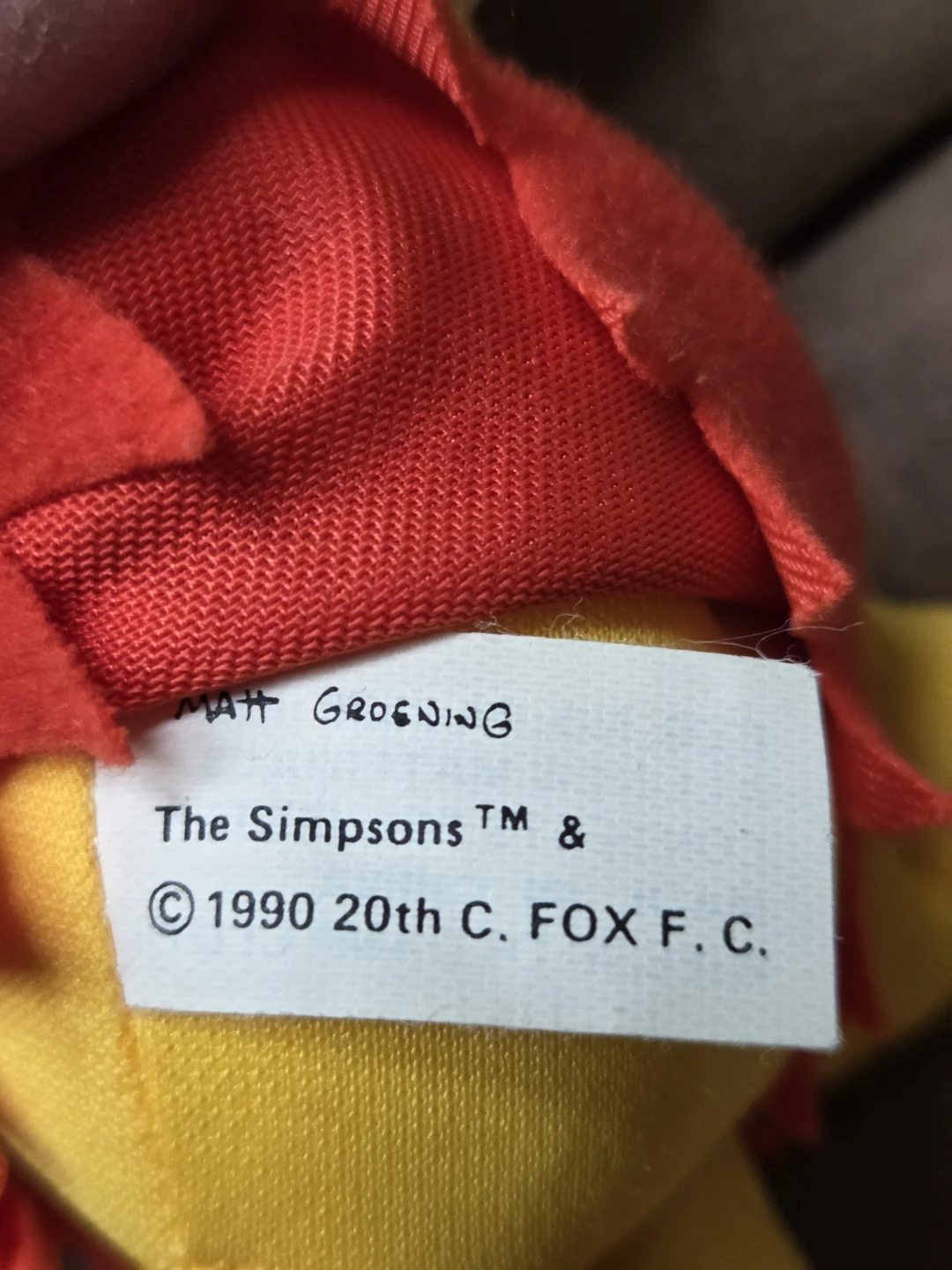Vintage The Simpsons Lisa Simpson Plush Toy - photo 3