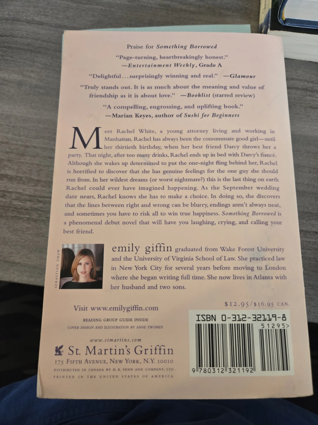Something Borrowed, Something Blue by Emily Giffin book 1-2 - photo 3