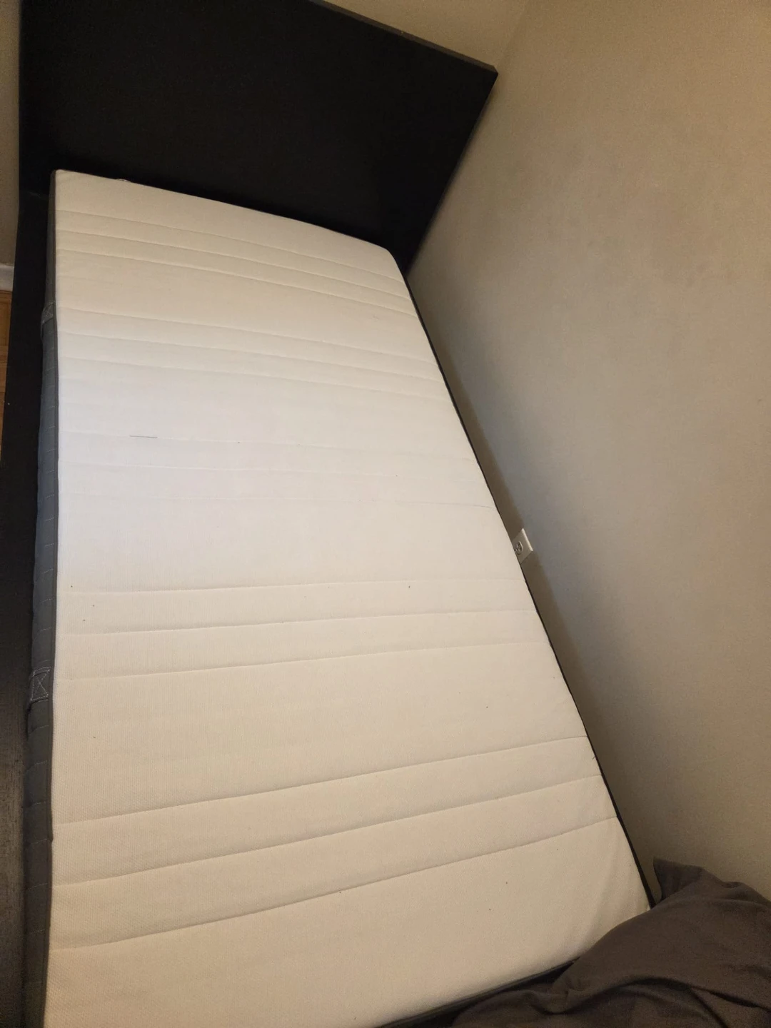 IKEA Single Bed Frame with Mattress - photo 2