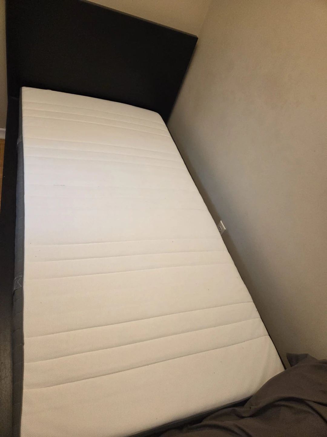 IKEA Single Bed Frame with Mattress - photo 3