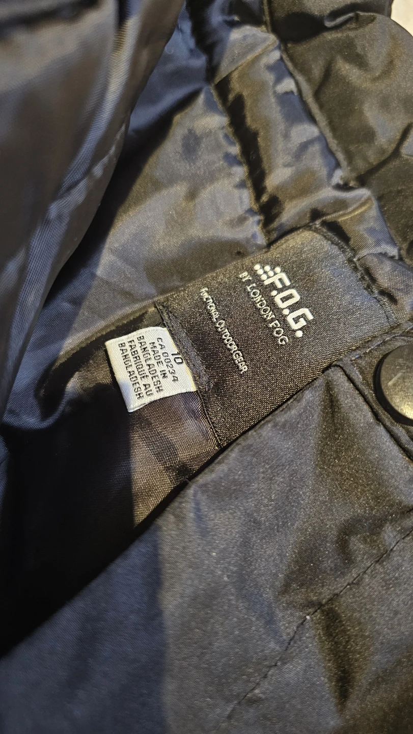 London Fog Insulated Snow Pants - Size 10