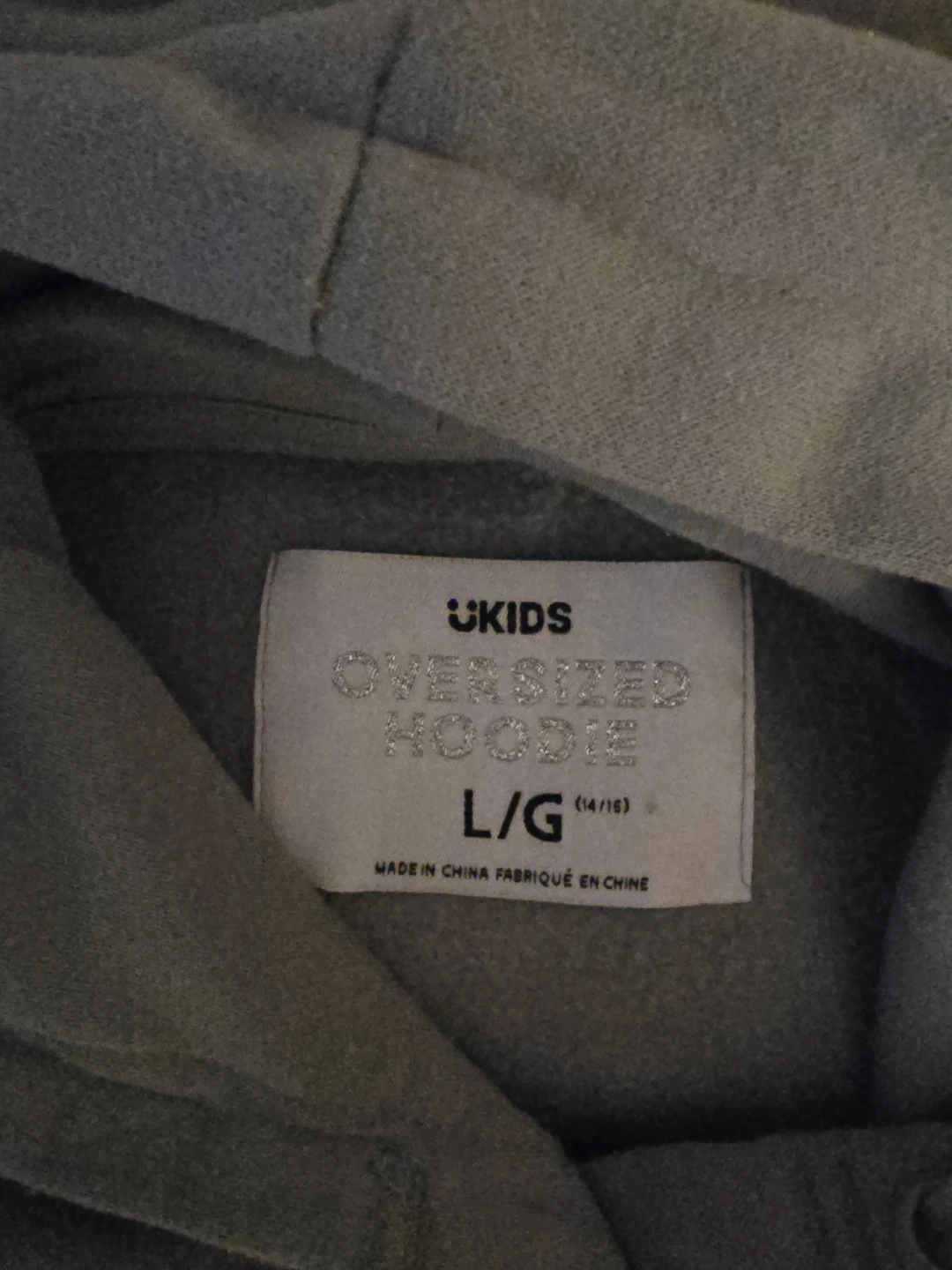 U Kids Oversized NYC Hoodie L/G (14/16) - photo 2