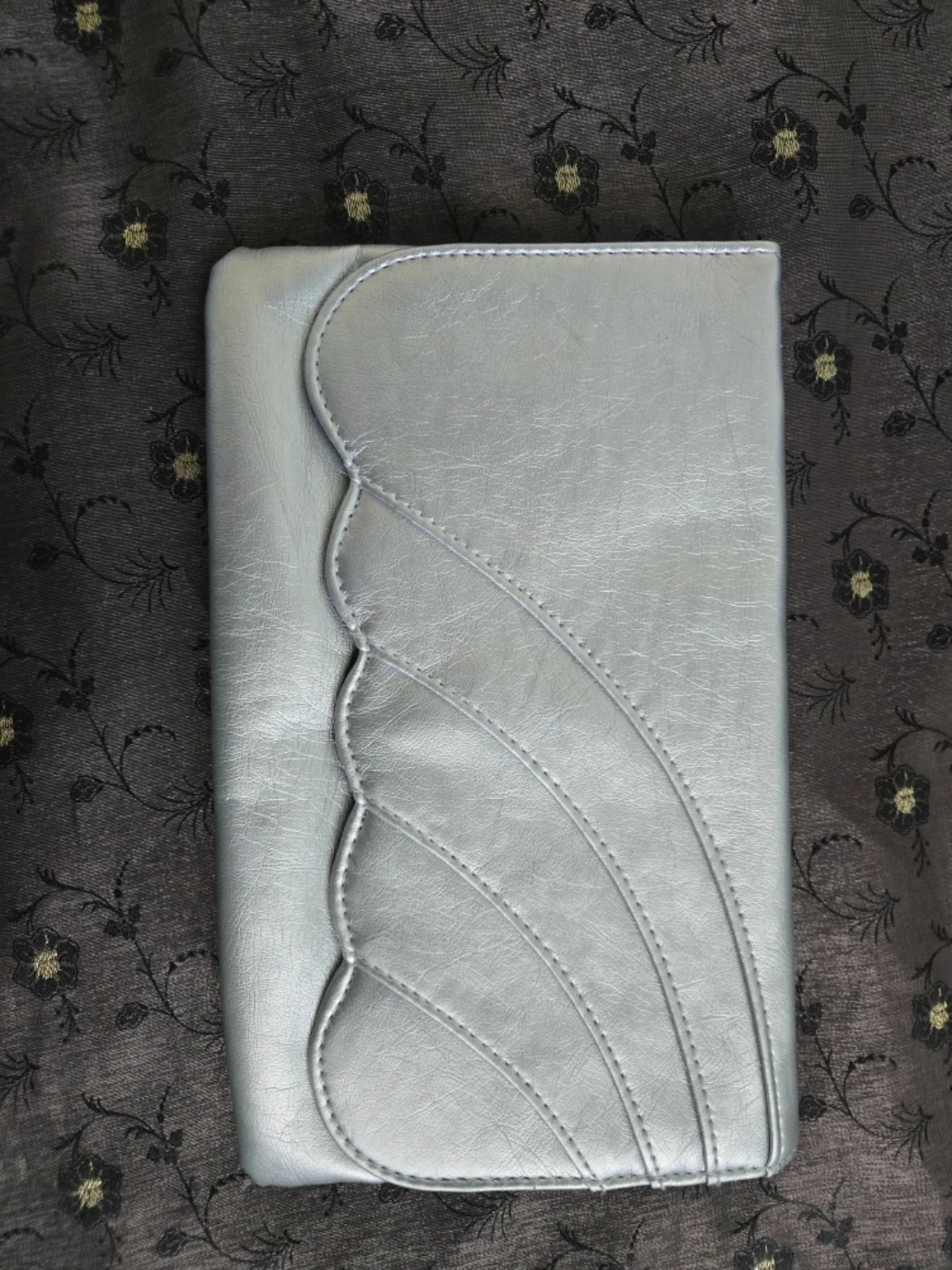 Silver Clutch Purse