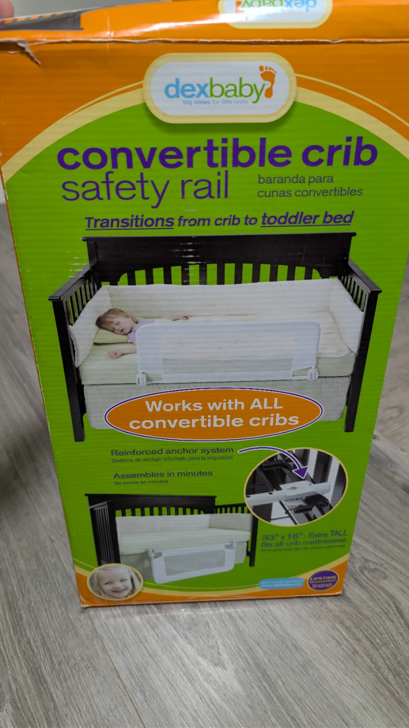 DexBaby Convertible Crib Safety Rail 🌱