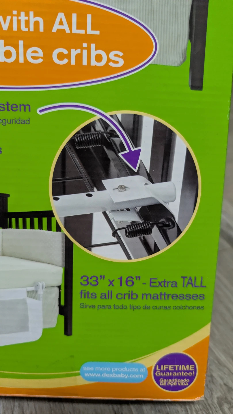 DexBaby Convertible Crib Safety Rail 🌱 - photo 2
