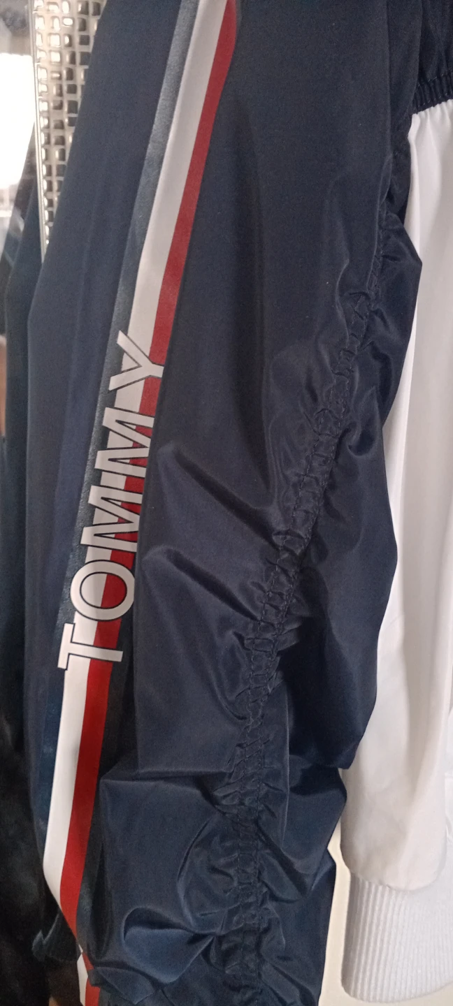 Tommy Hilfiger Navy Blue & White Track Jacket - Size M - photo 4