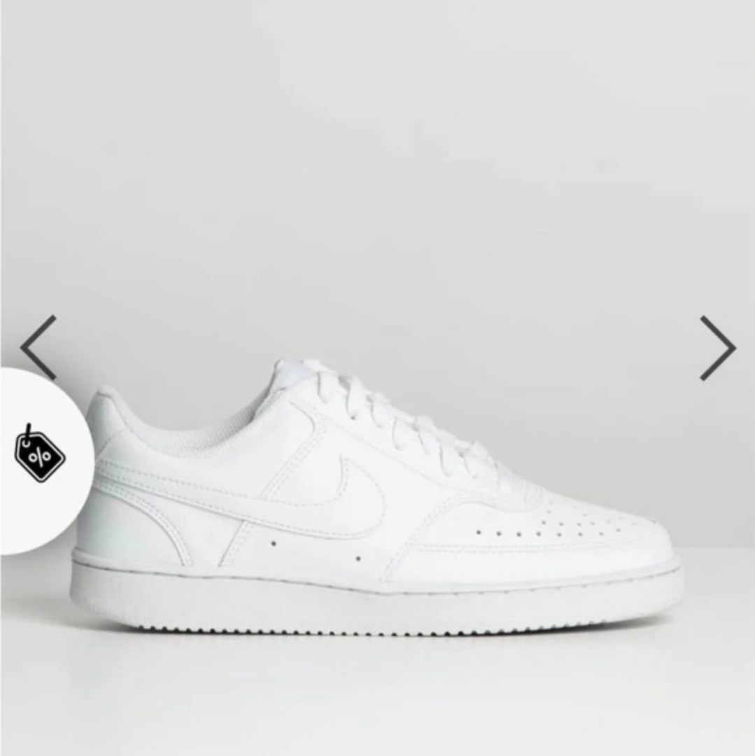 Nike Court Vision Lo NN White Sneakers - Size 8.5 Women's