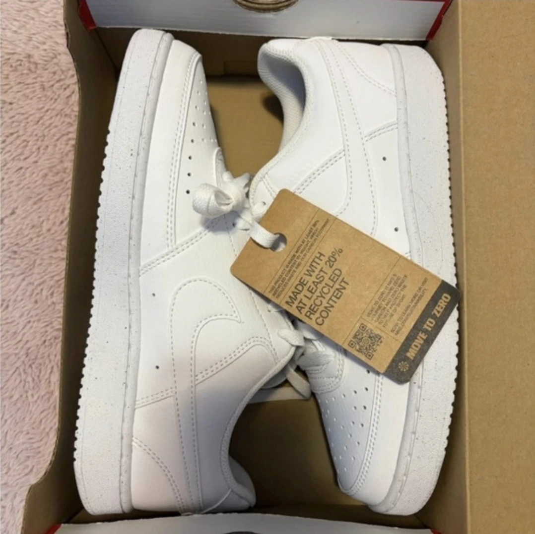 Nike Court Vision Lo NN White Sneakers - Size 8.5 Women's - photo 2