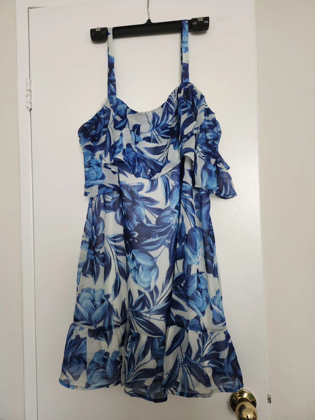 JUSTFAB Floral Ruffle Dress