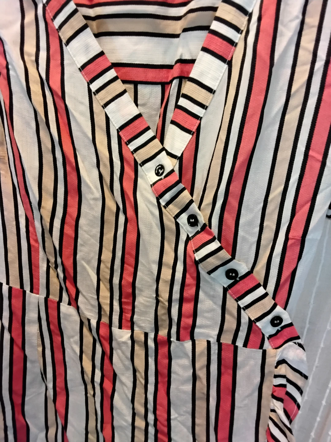 Reserved Striped Wrap Dress - photo 3