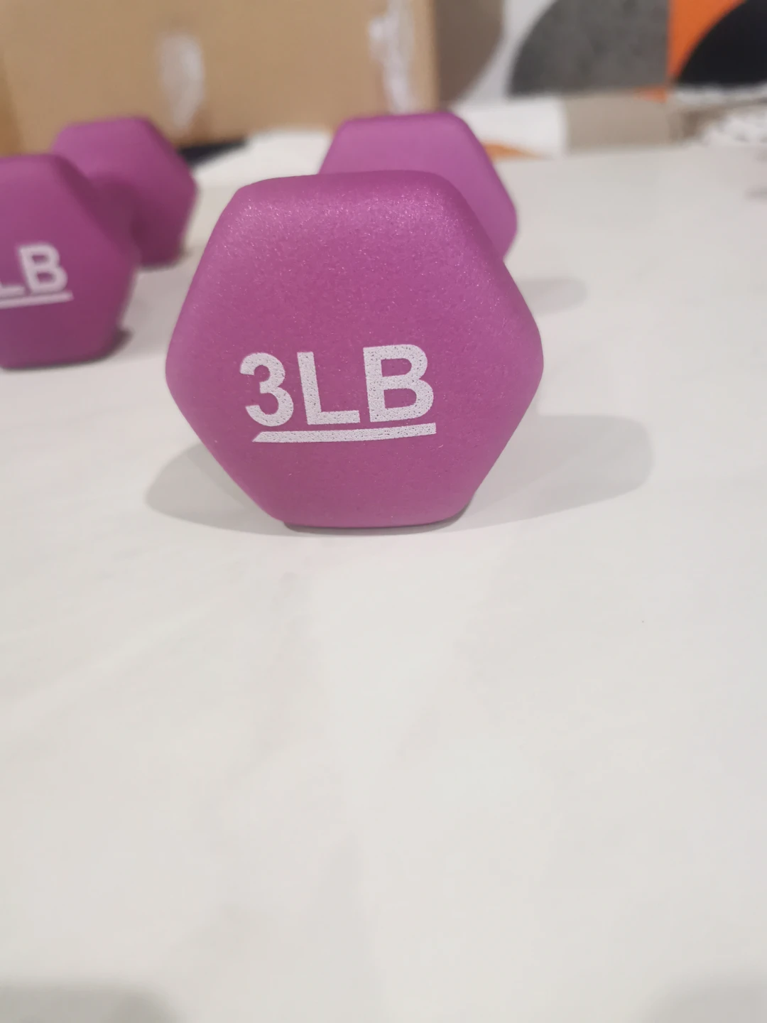 Set of 4 Dumbbells - 2x 2LB, 2x 3LB