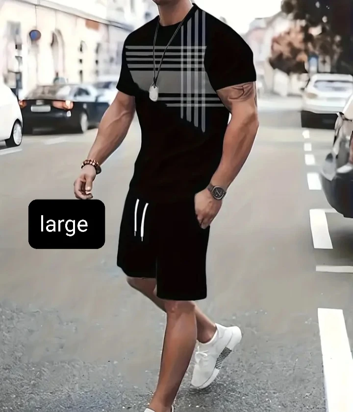 Brand New Multiple sets Men's T-Shirt and Shorts  - Large/Medium - photo 3