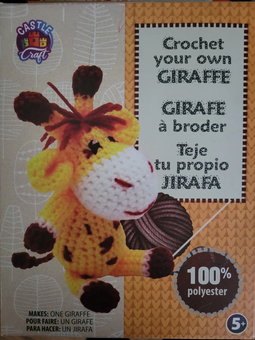 Castle Craft Crochet Giraffe Kit