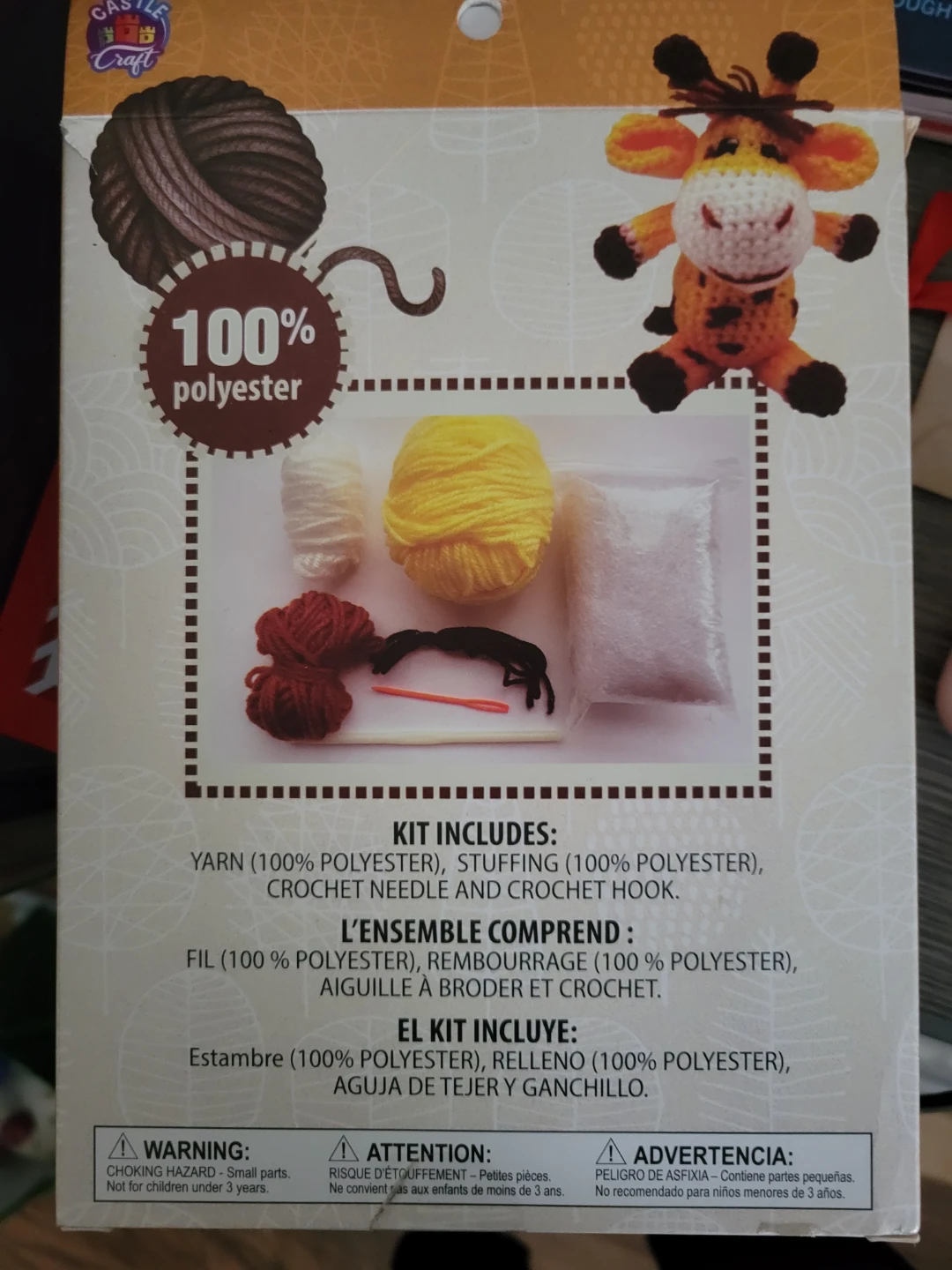 Castle Craft Crochet Giraffe Kit - photo 2