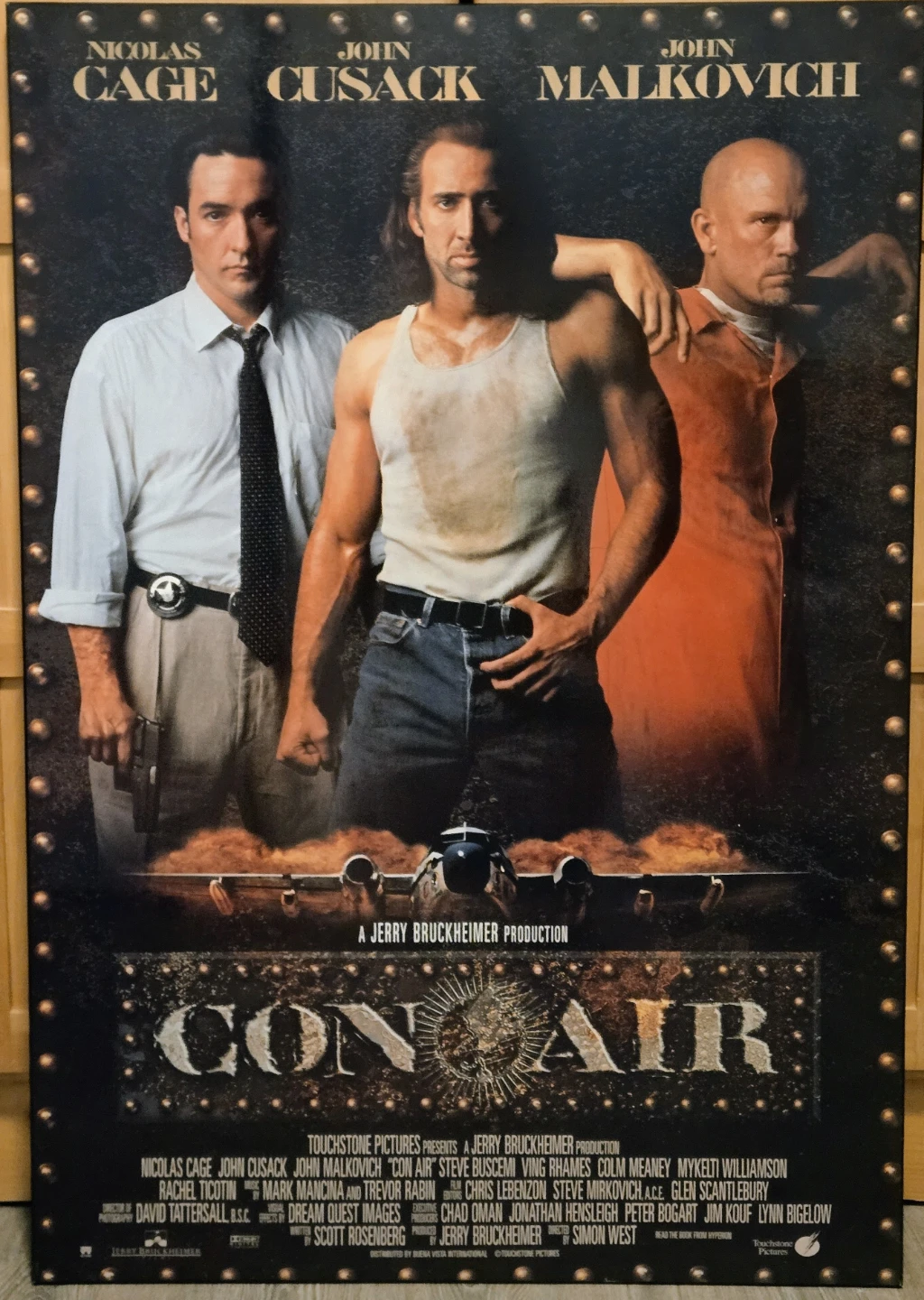 Con Air Original 1997 Movie Poster 27 x 40 Plak Mount - photo 2