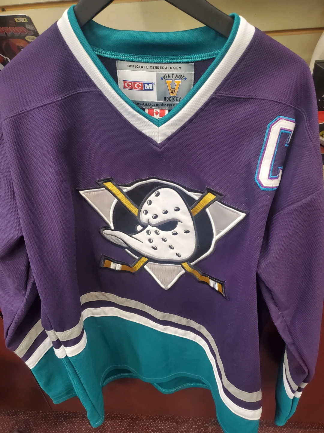 CCM Mighty Ducks Conway #96 Hockey Jersey Size 52