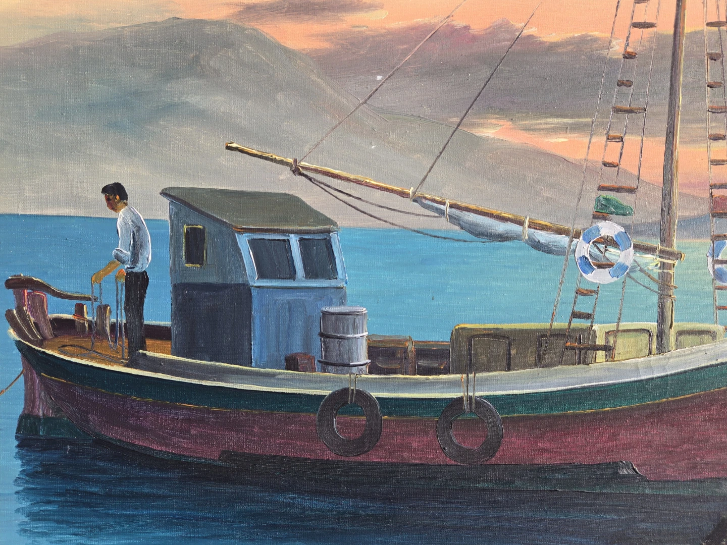 Large Original Painting on Canvas - photo 4